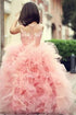 Mother and Daughter Ruffle Formal Dresses - Priority Shipping Matching Mom and Daughter Outfits Little Palace Store